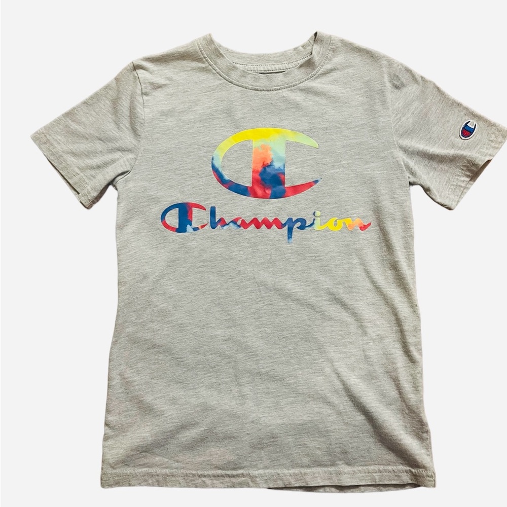 Gray Champion boys tshirt, size small